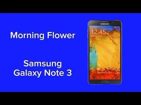 Samsung Galaxy Note 3 - Morning Flower Alarm
