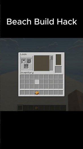 Minecraft Crab Beach Build Hack That Looks Insane #minecraft #shorts #tutorial