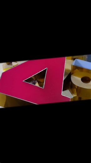 3d channel letters #3dsignboard #cnccutting #channelletter #largeformatprinting #lightbox
