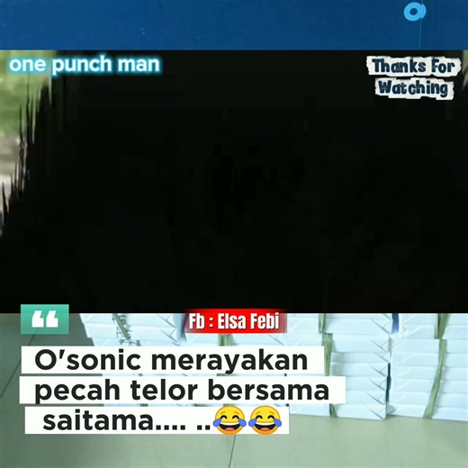 5.3K views · 70 reactions | the first met saitama with o'sonic #saitama #onepunchman #anime #animehits #animehot One Punch Man: The Strongest ID | Elsa Febi | Facebook