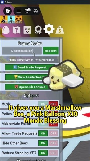 New CODE! X2 Honey Day l Bee Swarm Simulator #roblox #beesmas #beeswarmsimulator