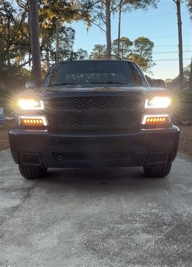 Old eyes needed more light for night driving, and the 21 year old headlights were not cutting it anymore. I replaced the stock reverse light bulbs with high power LED bulbs, and added 2 slim 7” LED light bars under the rear bumper. Replaced the front headlights, turn signals, and daytime running lights with aftermarket components by Z-OFFROAD #Chevy #SilveradoSS #cateye #led #upgrade