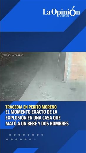 El momento de la explosión que se cobró la vida de un bebé y dos adultos