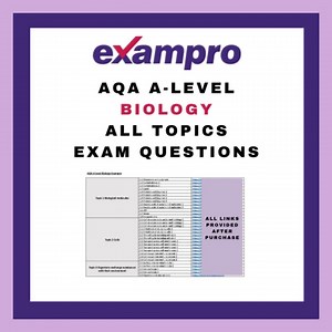 AQA A-level Biology Exampro Question Packs – ALL Topics Provided - Etsy UK