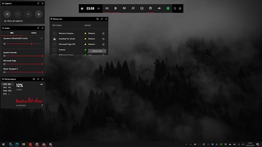 Xbox Game Bar now has a full-blown Task Manager widget on Windows 10