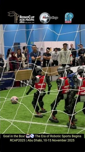 Goal in the Box! 🤖⚽ The Era of Robotic Sports Begins | RCAP 2025 in Abu Dhabi