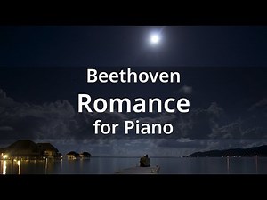 [1 Hour] 베토벤 로망스 피아노 버전. Beethoven Romance No.2 In F Major Op.50