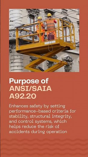 Raising the bar for MEWP safety and design 🔧🚧 #scissorlift #boomlift #verticalplatform #standards