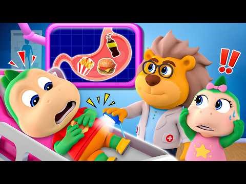 Oh No!😱 Don’t Eat Too Much Fast Food ✋ | Healthy Habits for Kids | Cartoon for Kids