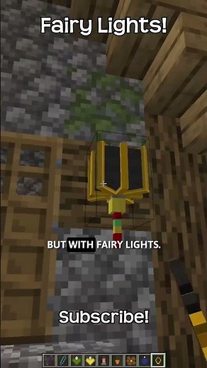 Light Up Your House In Style With The Fairy Lights Minecraft Mod!
