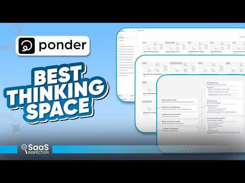 Ponder AI - Best Knowledge Workspace for Researchers & Learners!
