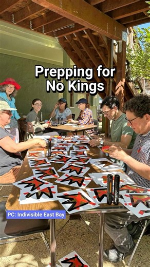 Three weeks from right now, millions of Americans will gather again to say NO KINGS. As Trump wields government power to censor free speech and threaten political opponents, we need to make October 18 a historic day of resistance. | Indivisible Guide