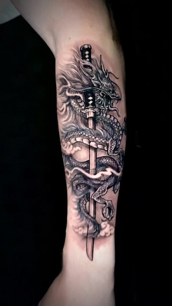 KATANA’S GUARDIAN Tattoo Art Exploration