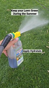 Cut watering costs & keep your landscape green and healthy @yardmastery #hydretain #yardmastery #lawn #grass #gobuildstuff | Go Build Stuff