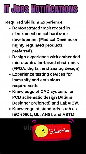 Electrical Engineer Job Remote Oct 15, 2025