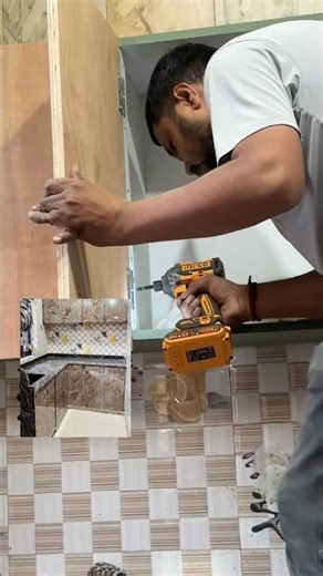 Kitchen Cabinet Door Installation Full Process #kitchen #door #fitting #making