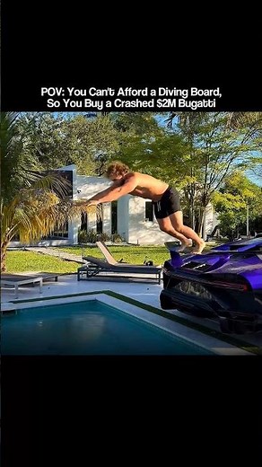 ALEX G'S NEW $2M BUGATTI DIVING BOARD?!