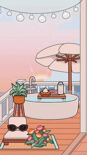 Colorful Coastal Villa Tour: Toca Boca House Design & Ideas