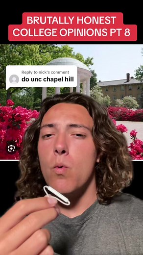 Replying to @nick Brutally Honest College Opinions: UNC Chapel Hill #greenscreen #fyp #foryou #unc #college #ivyleague #duke