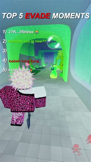Top 5 EVADE Moments 😭#evade #roblox #evaderoblox
