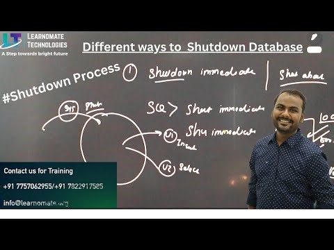 Different ways & process to shutdown Oracle Database | Learnomate technologies