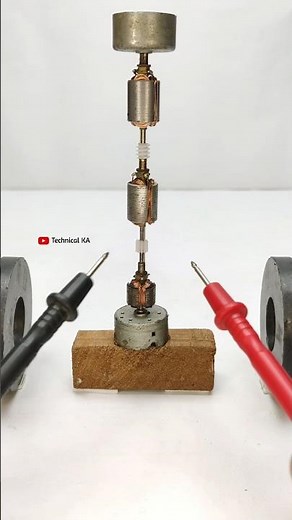 Electromagnetic Rotation Project #shorts #ElectromagneticProject #youtubeshorts