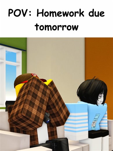 Sleep or Homework? #meme #animations #robloxfyp #robloxanimation #roblox #robloxedit #memestiktok #robloxgames