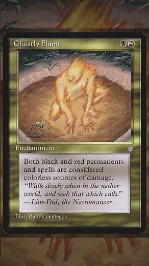 Ghostly Flame Is The Worst Rakdos Card Ever #mtg
