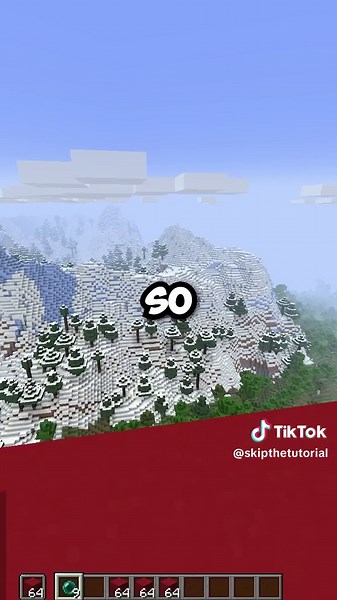 Most Confusing Parkour Trick | Minecraft is Just Awesome by Skip the Tutorial #minecraft #tricks #tips #tipsandtricks