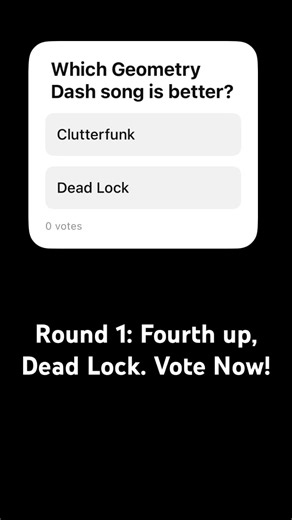 Geometry Dash Music Bracket round 1: Songs 3 and 4 #geometrydash