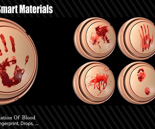 ArtStation - 58 Blood Smart Materials | Game Assets