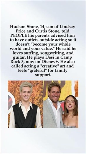 Camp Rock 3's Hudson Stone Shares Advice from Famous Parents #HudsonStone