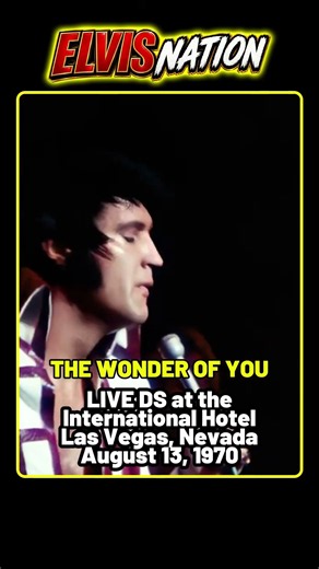 Elvis Presley - The Wonder of You (Live DS, August 13, 1970)