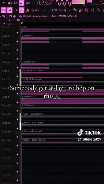 152bpm #slayr #waera #producertok #fyp #flstudio | fl studio