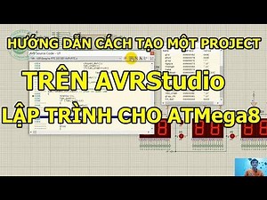 Instructions for creating projects on the programming AVRStudio program for ATMega8
