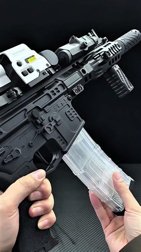 There isn't a man who wouldn't love to have a toy gun like this, is there?