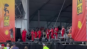 38K views · 1.6K reactions | CeeLo Green channeled the “Godfather of Soul” today in a tribute to James Brown at Jazz Fest. “Get up offa that thang!” | OffBeat Magazine | Facebook