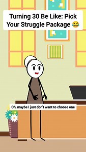 7M views · 144K reactions | Turning 30 Be Like: Pick Your Struggle Package #therealveronika #animation #animationmedia #skitscomedy #animationart #animationvideo #funnyskits #30scomedy #millennials #reels #humor #animationstudio #turning30 #management | Animation Media | Facebook