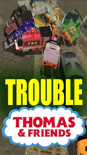 THOMAS & FRIENDS TROUBLE on the TRACK #msts #microsofttrainsimulator