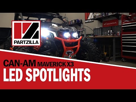 Can Am Maverick X3 Spotlight Installation | Spotlight Installation on a Can Am Maverick | Partzilla