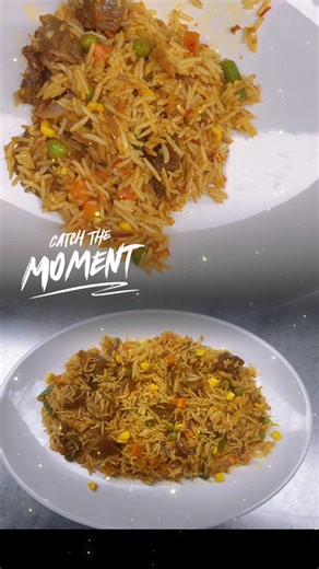 Savor Spicy Goat Meat (Asun) Fried Rice at Afro Fusion