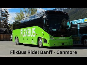 Scenic Journey on FlixBus: Banff to Canmore