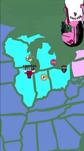 NBA Division Map!