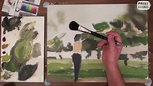 How to Paint Rain on the Window in Oil