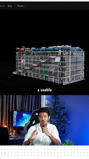 Turn ANY building from Google Earth to 3D Model 🤯 #architecture