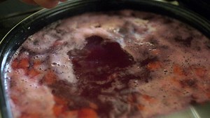 Home cooking with multicooker Making vegetable soup