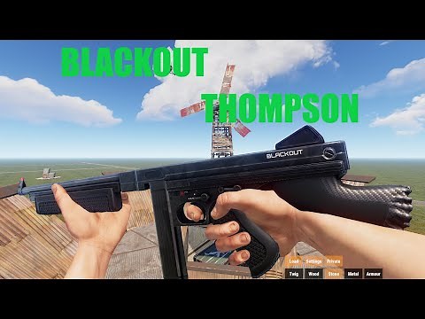 RUST ITEM STORE- BLACKOUT THOMPSON, BOMBING JACKET, SMALL BOX FROM HELL, CORRUPTED SET