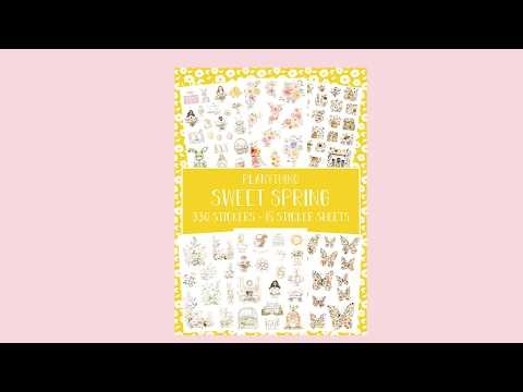 NEW: SWEET SPRING STICKER BOOK - PLANYTHING