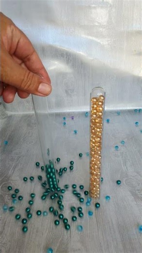 Dancing Marbles Backwards. #ReverseMotion #GlassMarbles #MarbleArt