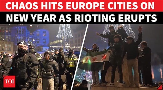 Europe burns in riots: New Year celebrations turn violent; clashes in Germany, Netherlands, France